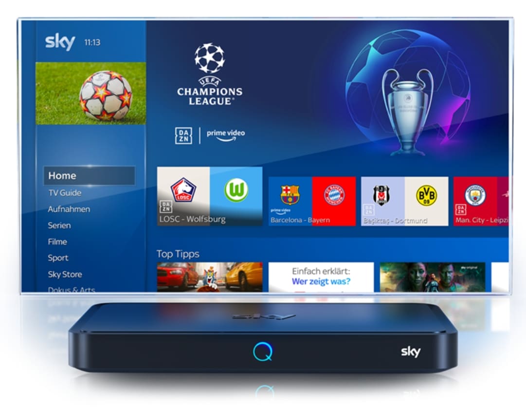 Tagesticket F R Uefa Champions League Bei Sky Ab