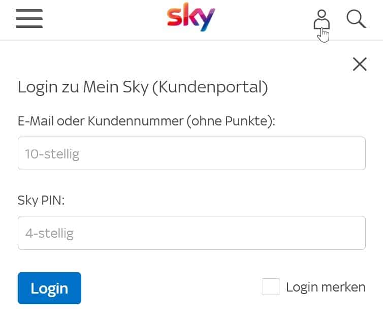 Sky Kunden Login Im Internet Login Funktionen Tipps