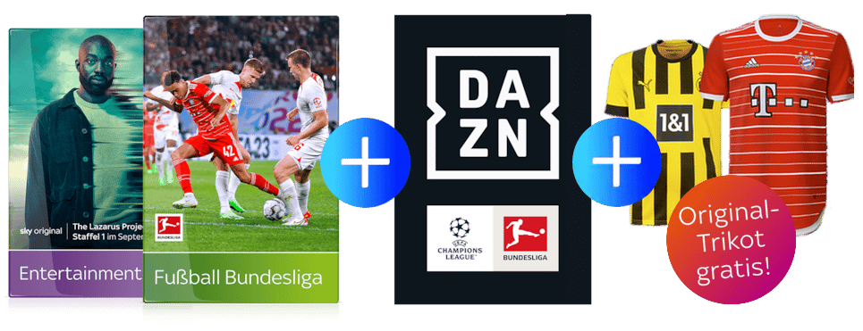 DAZN Bei Sky 2022 - JETZT: Kombi-Angebot 38,99€ DAZN + Sky