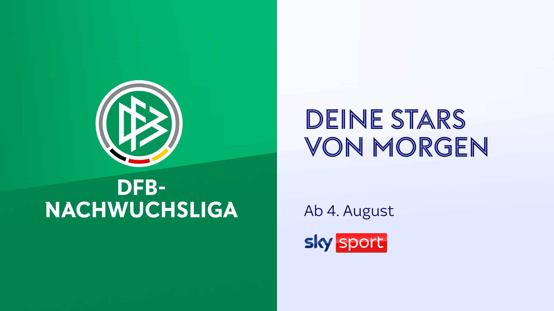 Sky Sport wird exklusiver Live-Partner der DFB-Nachwuchsliga