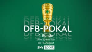 Der DFB-Pokal live bei Sky Sport