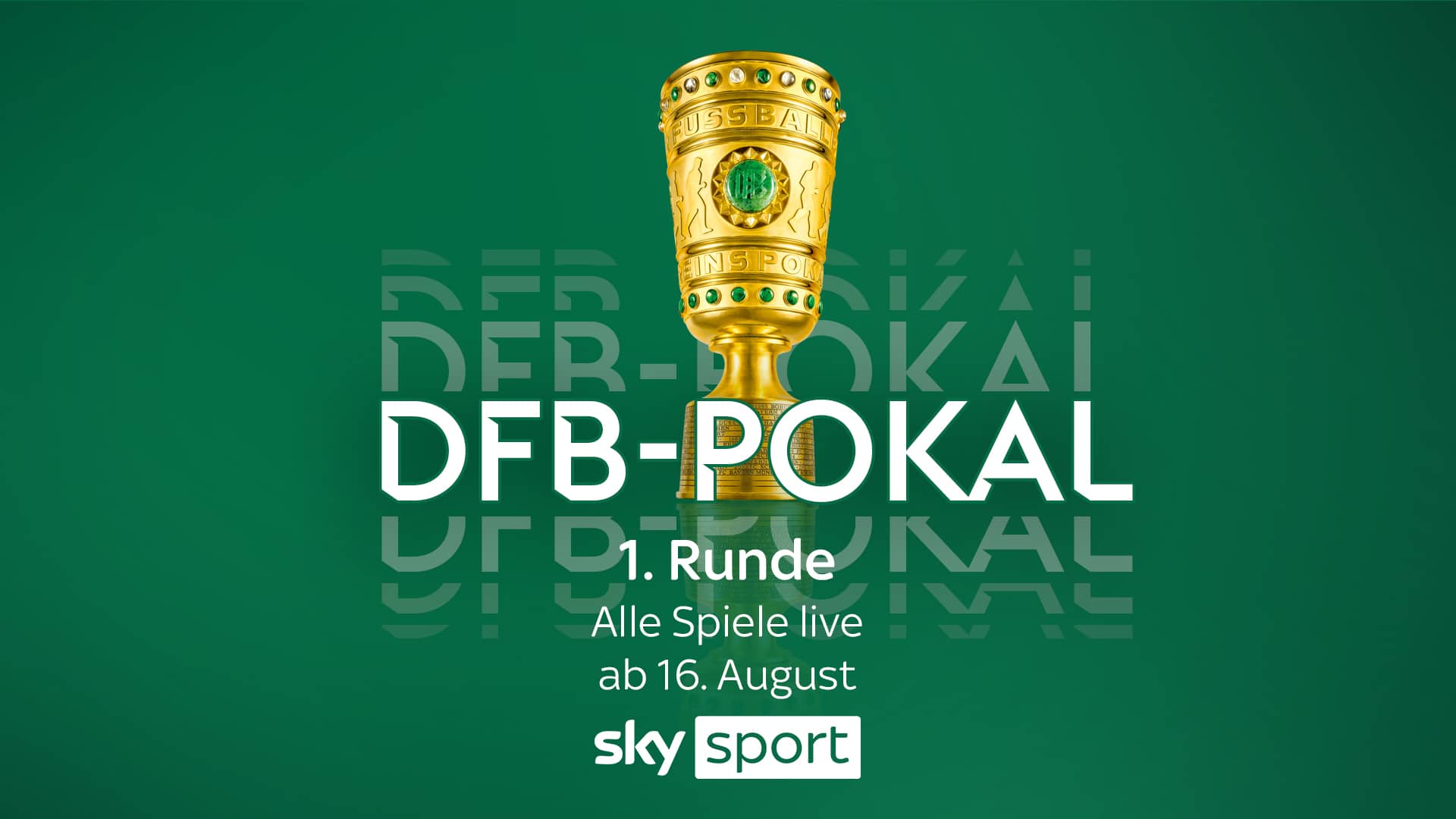 Der DFB-Pokal live bei Sky Sport