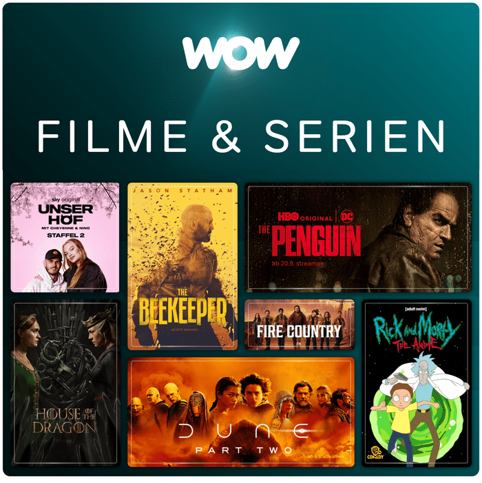 Serien Filme WOW Angebot Monat