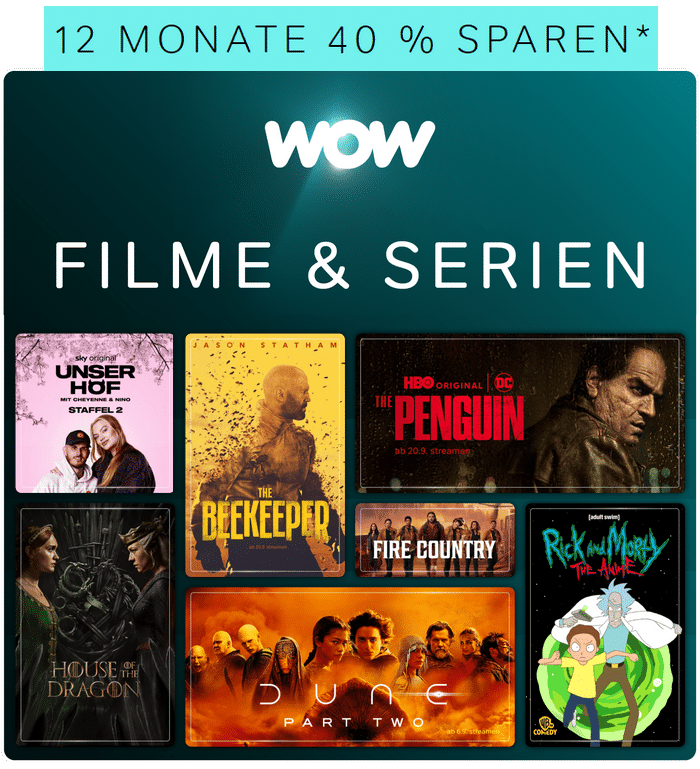 Serien Filme WOW Angebot Jahr