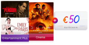 Sky Filme Angebote: Cinema-Paket ab 20,83€ mtl. inkl. Netflix & Paramount+