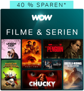 WOW Filme & Serien Angebot ab 5,98€ mtl. sichern (40% Rabatt)