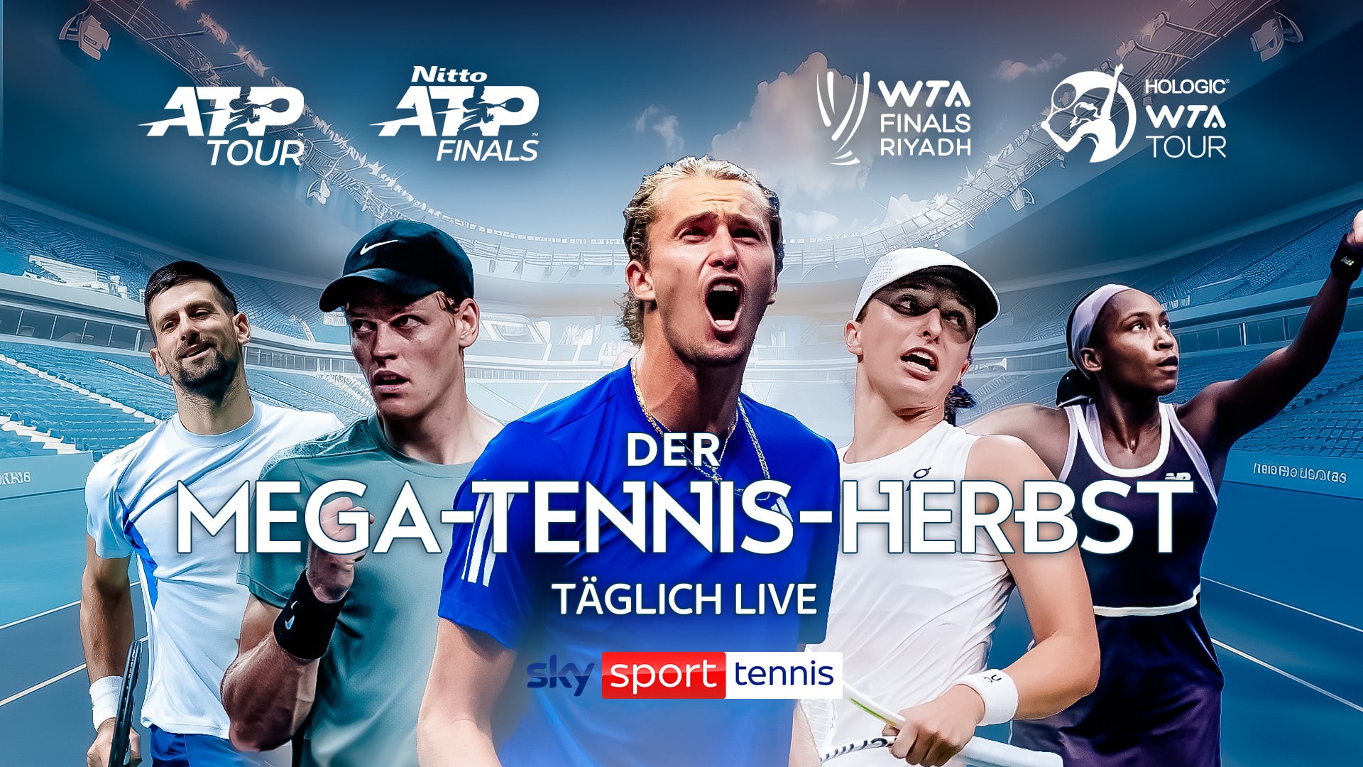 Die ATP Finals 2024 in Turin live und exklusiv bei Sky