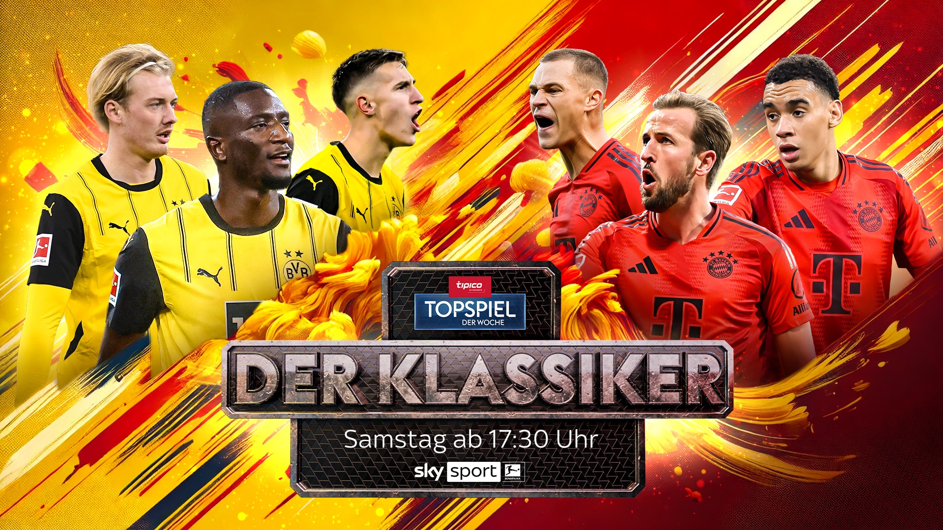 Der Klassiker BVB - Bayern live nur bei Sky Sport