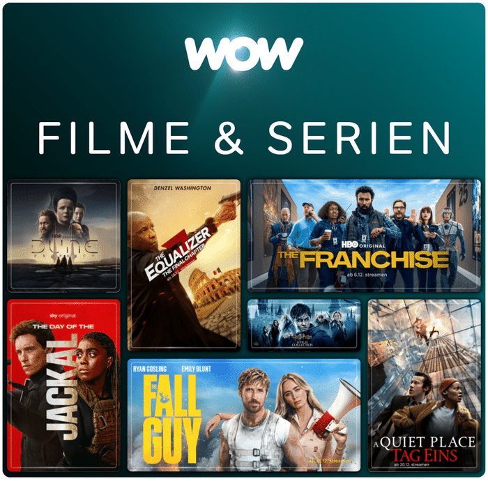 Serien Filme WOW Angebot Monat