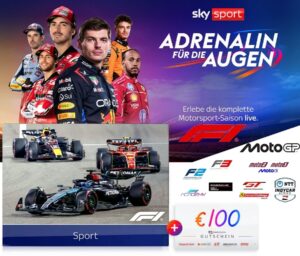 Sky Formel 1 Angebote 2025: F1 Saison ab 25€ mtl.